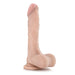 Blush BL-71803 Au Naturel Mister Perfect Realistic Dual-Density Dildo With Harness Compatible Suction Cup Base Beige