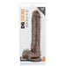 Blush BL-15426 Dr. Skin Mr. Savage Realistic Brown Dildo Package Front