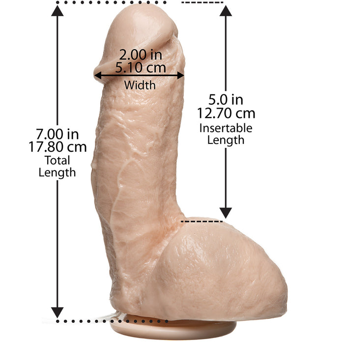 The Amazing Squirting 6 Inch Realistic Cock Ejaculating Dildo - Measurements